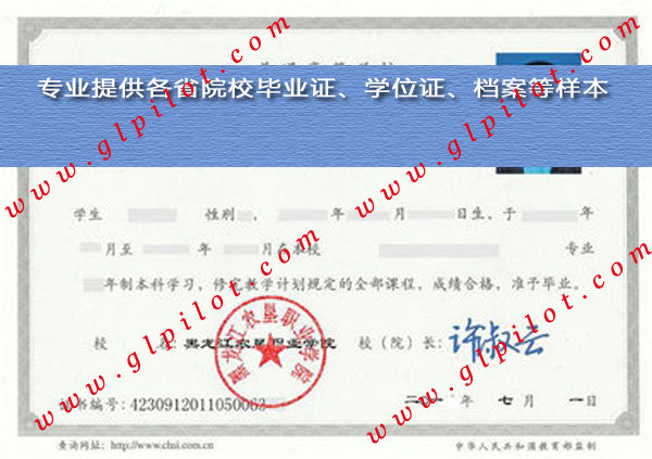 2011年黑龙江农垦职业学院毕业证